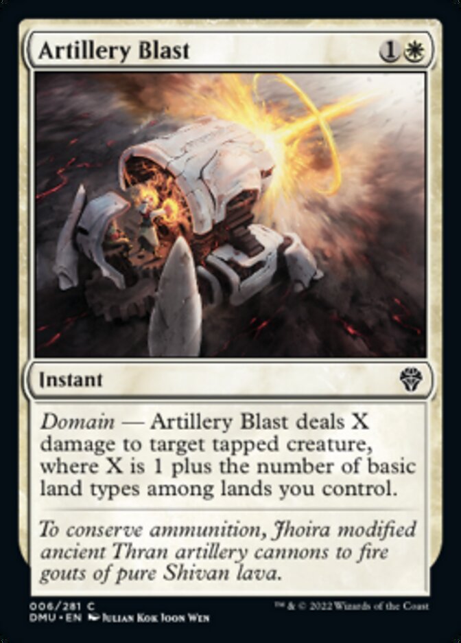 Artillery Blast [Dominaria United] | Local Legends