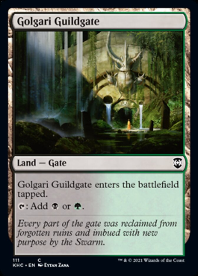 Golgari Guildgate [Kaldheim Commander] | Golgari Games