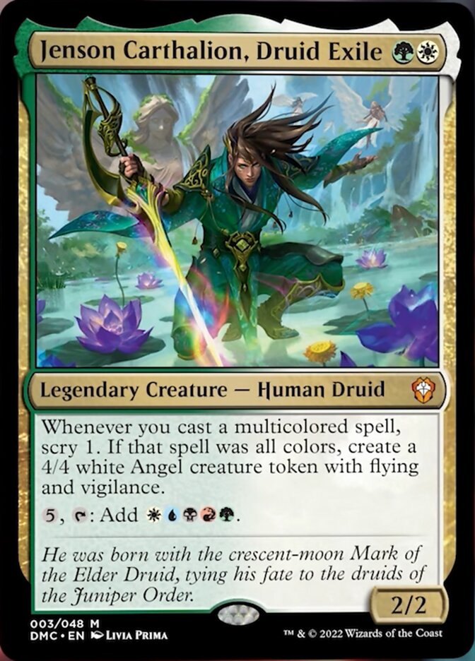 Jenson Carthalion, Druid Exile [Dominaria United Commander] | Golgari Games