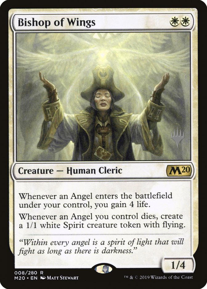 Bishop of Wings (Promo Pack) [Core Set 2020 Promos] | Golgari Games