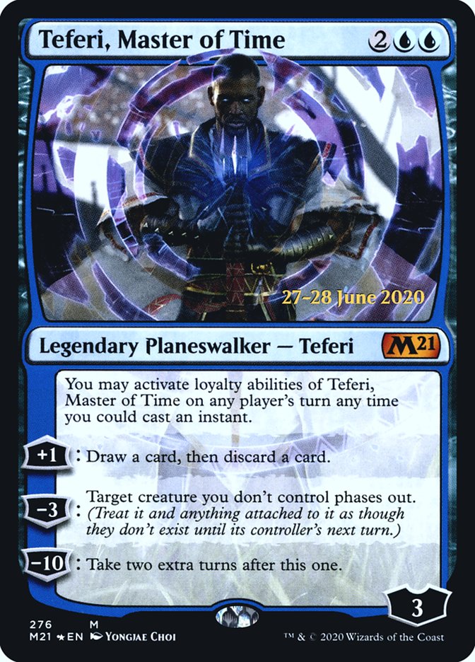 Teferi, Master of Time (276) [Core Set 2021 Prerelease Promos] | Golgari Games