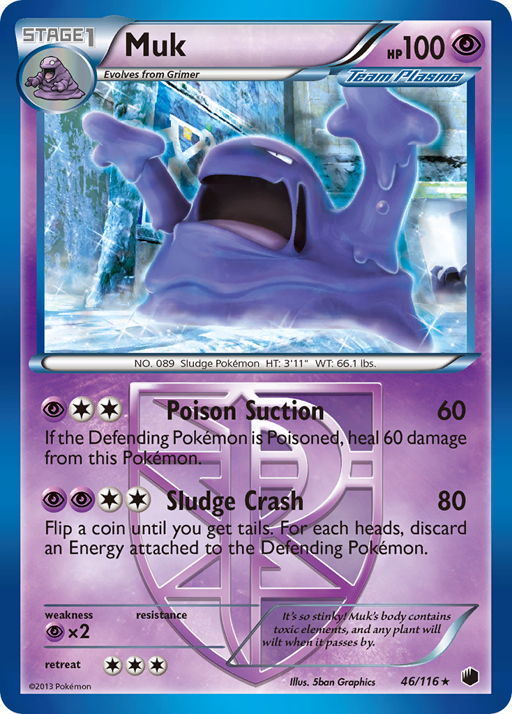 Muk (46/116) [Black & White: Plasma Freeze] | Local Legends