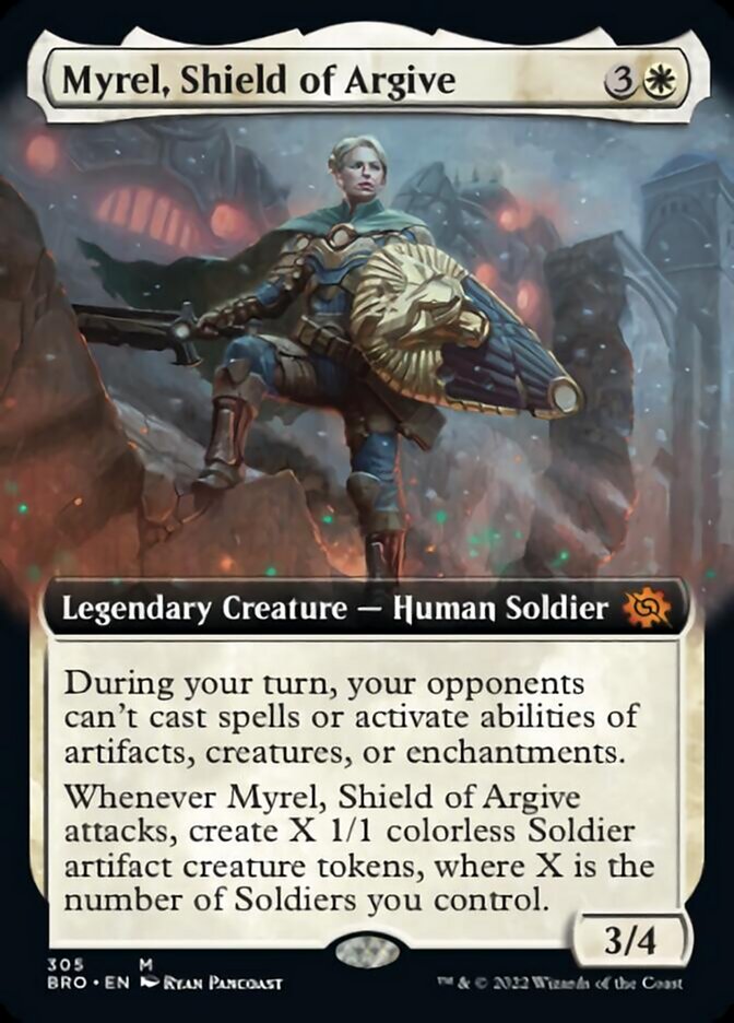Myrel, Shield of Argive (Extended Art) [The Brothers' War] | Local Legends