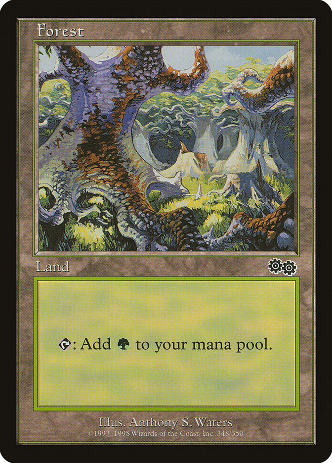 Forest (348) [Urza's Saga] | Local Legends