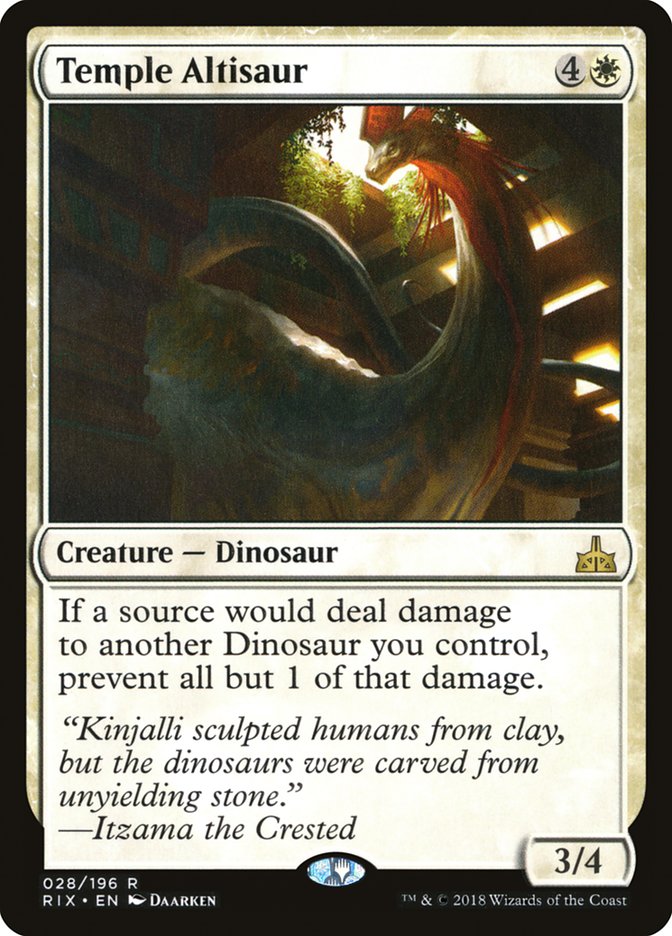 Temple Altisaur [Rivals of Ixalan] | Local Legends