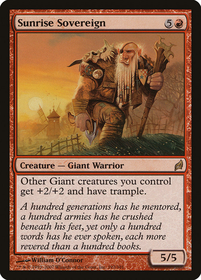 Sunrise Sovereign [Lorwyn] | Local Legends