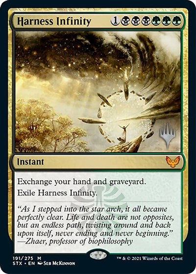 Harness Infinity (Promo Pack) [Strixhaven: School of Mages Promos] | Golgari Games