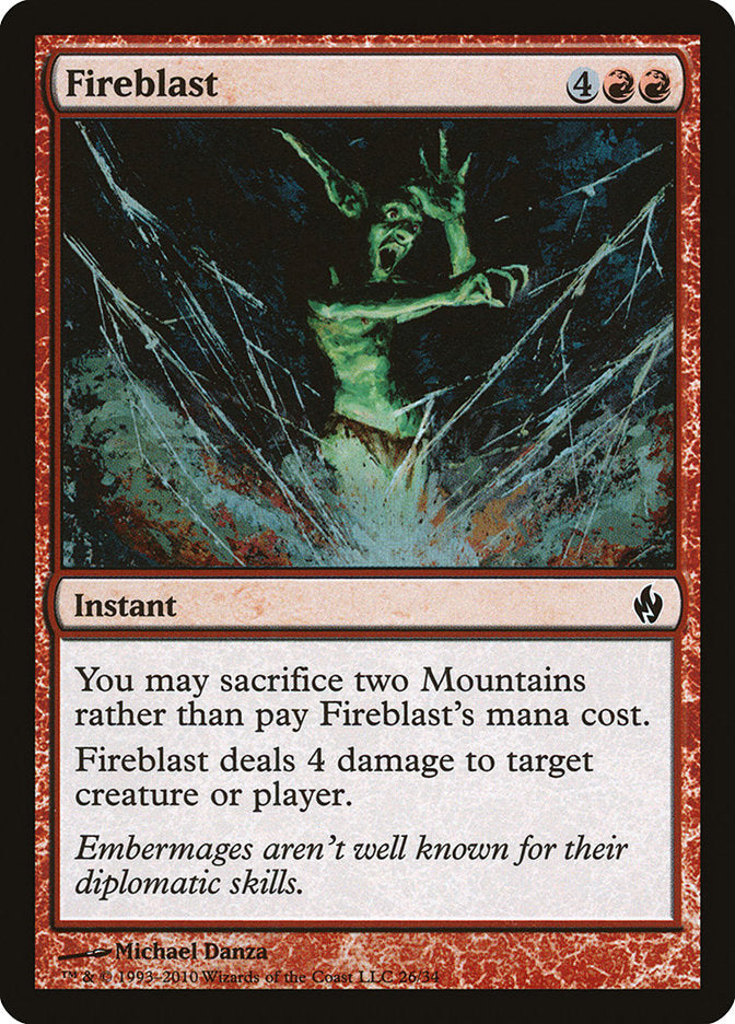 Fireblast [Premium Deck Series: Fire and Lightning] | Golgari Games