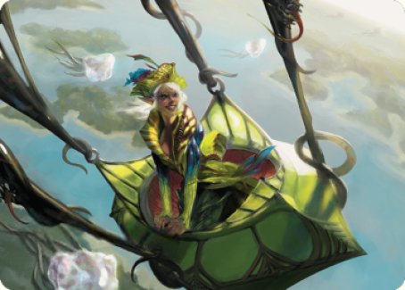 Nael, Avizoa Aeronaut Art Card [Dominaria United Art Series] | Local Legends