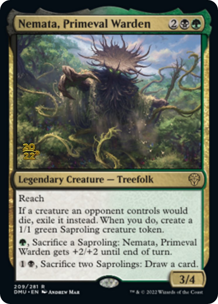 Nemata, Primeval Warden [Dominaria United Prerelease Promos] | Golgari Games