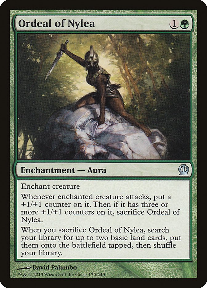 Ordeal of Nylea [Theros] | Golgari Games