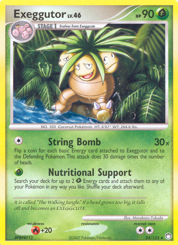 Exeggutor (24/123) [Diamond & Pearl: Mysterious Treasures] | Golgari Games