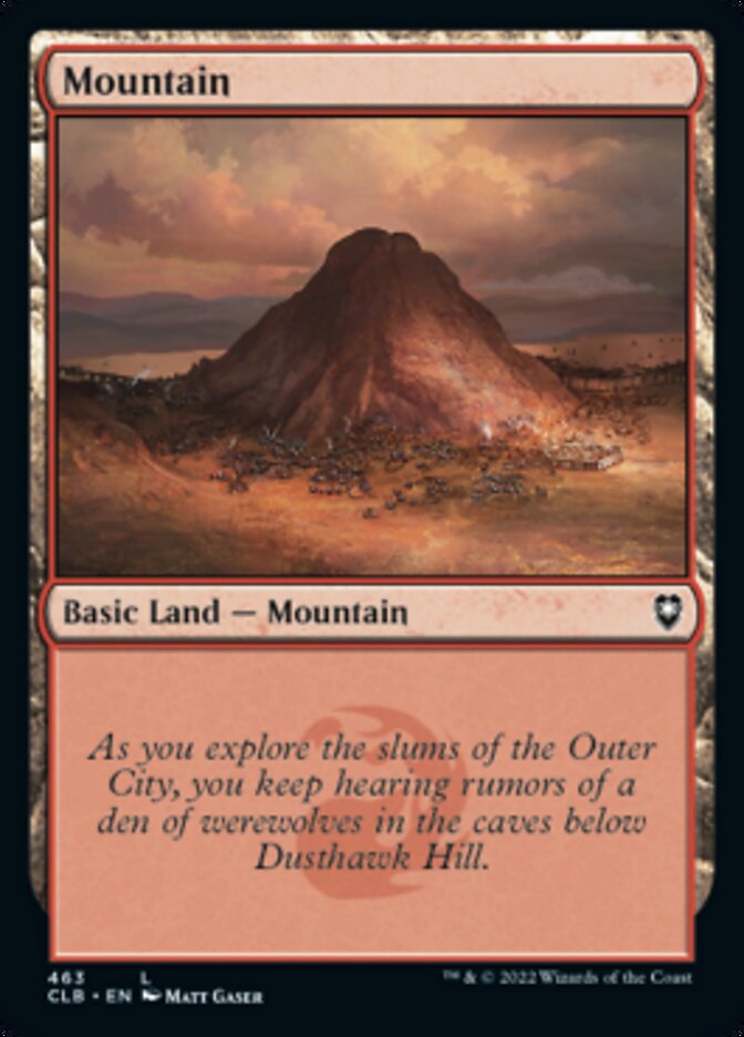 Mountain (463) [Commander Legends: Battle for Baldur's Gate] | Golgari Games