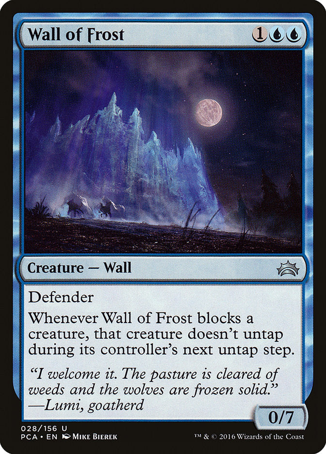 Wall of Frost [Planechase Anthology] | Local Legends