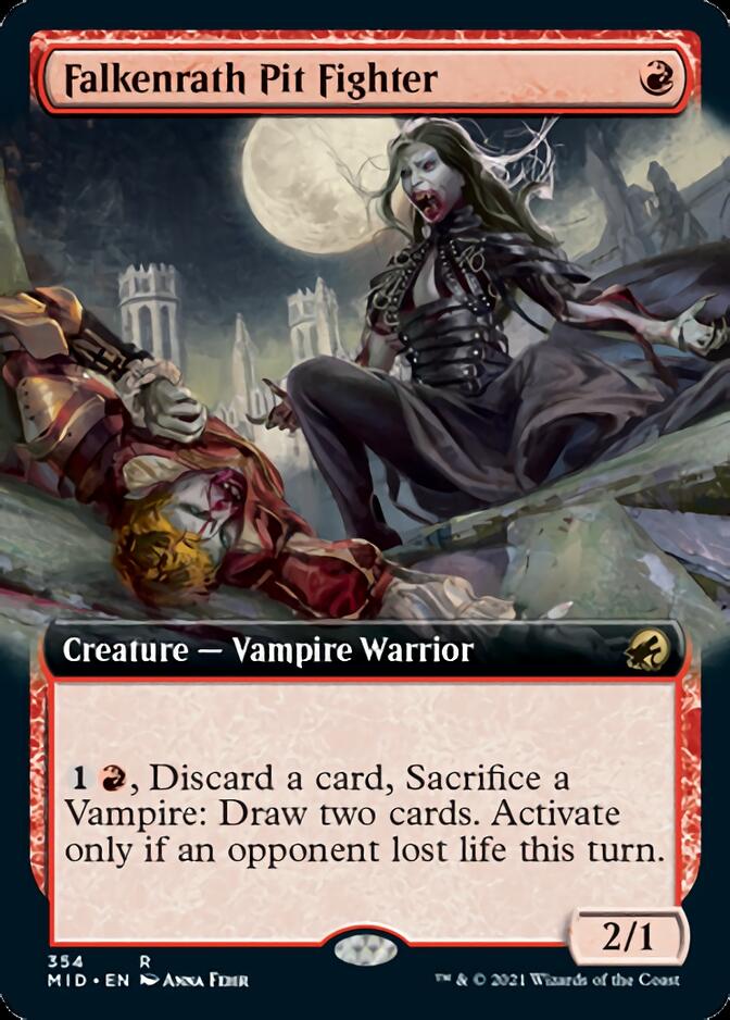 Falkenrath Pit Fighter (Extended Art) [Innistrad: Midnight Hunt] | Local Legends