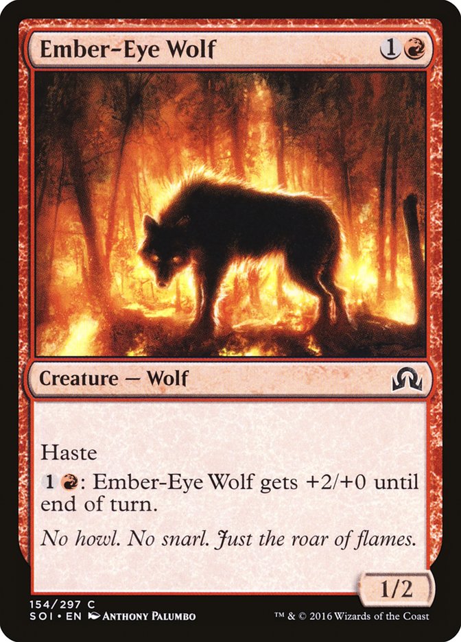 Ember-Eye Wolf [Shadows over Innistrad] | Golgari Games