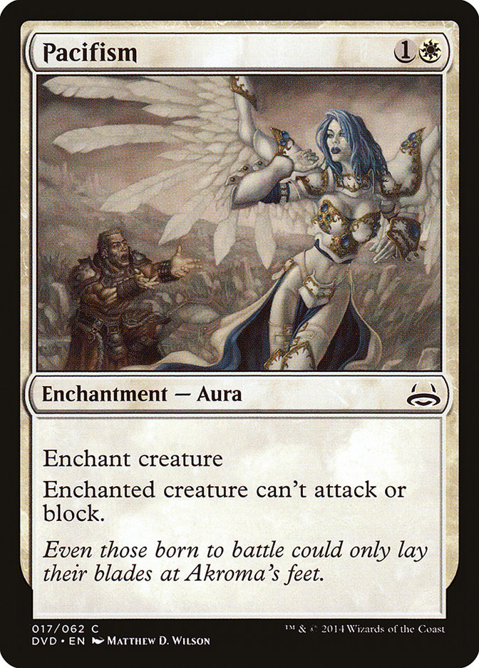 Pacifism (Divine vs. Demonic) [Duel Decks Anthology] | Local Legends