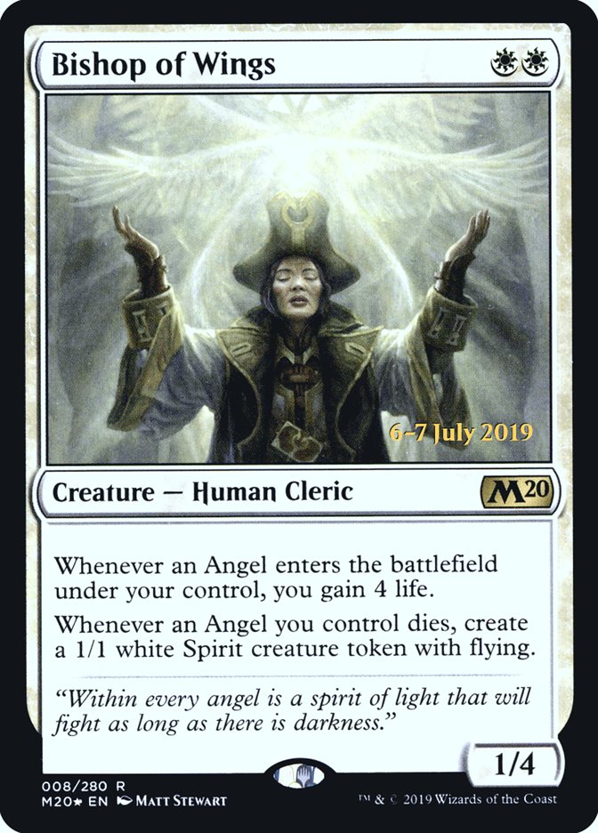 Bishop of Wings [Core Set 2020 Prerelease Promos] | Golgari Games