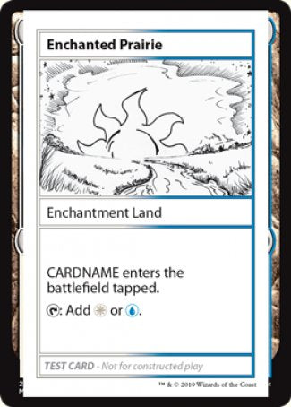 Enchanted Prairie (2021 Edition) [Mystery Booster Playtest Cards] | Golgari Games