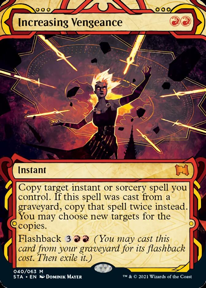 Increasing Vengeance (Foil Etched) [Strixhaven: School of Mages Mystical Archive] | Local Legends