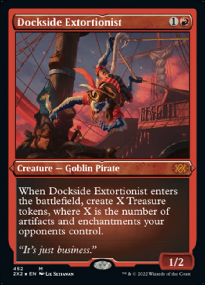 Dockside Extortionist (Foil Etched) [Double Masters 2022] | Golgari Games