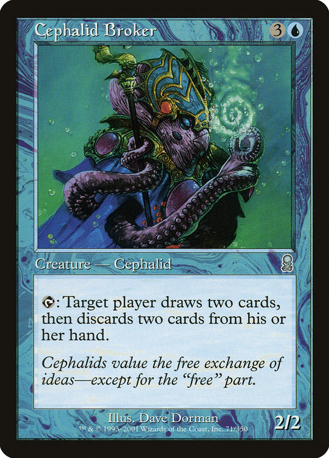 Cephalid Broker [Odyssey] | Golgari Games