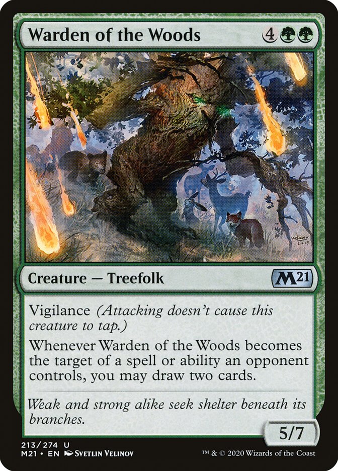 Warden of the Woods [Core Set 2021] | Golgari Games