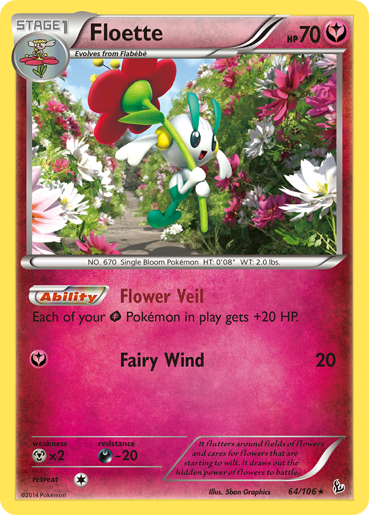 Floette (64/106) [XY: Flashfire] | Golgari Games