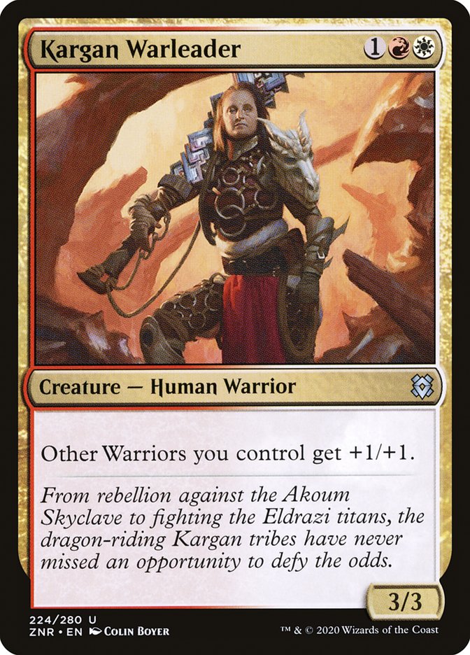 Kargan Warleader [Zendikar Rising] | Local Legends