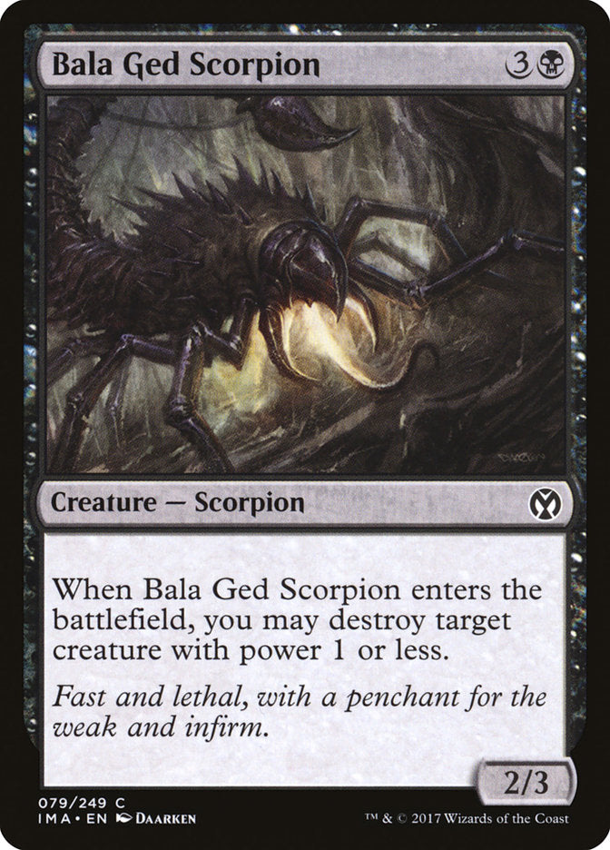 Bala Ged Scorpion [Iconic Masters] | Golgari Games