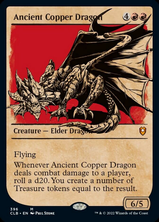 Ancient Copper Dragon (Showcase) [Commander Legends: Battle for Baldur's Gate] | Golgari Games