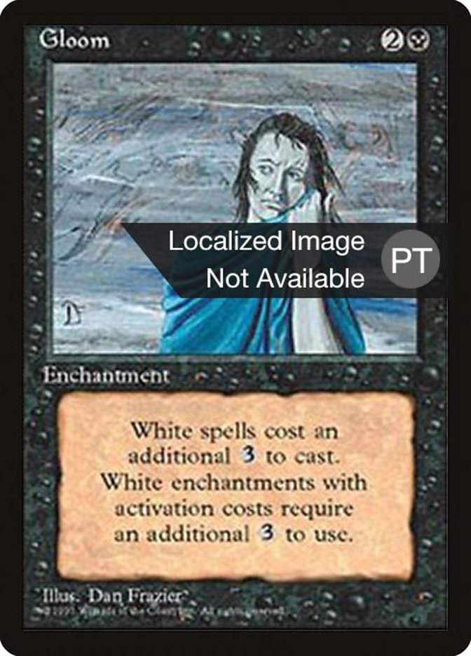 Gloom [Fourth Edition (Foreign Black Border)] | Local Legends
