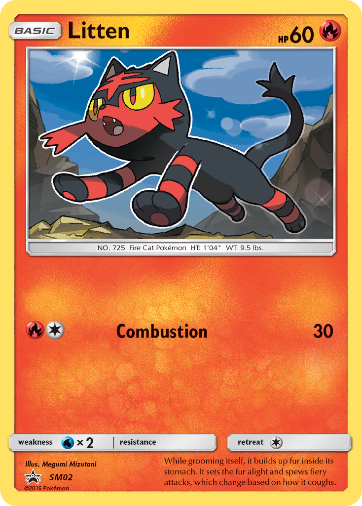 Litten (SM02) [Sun & Moon: Black Star Promos] | Golgari Games