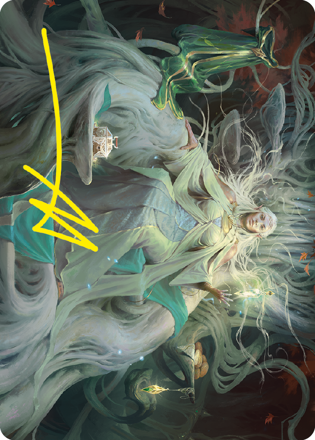 Galadriel, Gift-Giver Art Card (Gold-Stamped Signature) [The Lord of the Rings: Tales of Middle-earth Art Series] | Local Legends