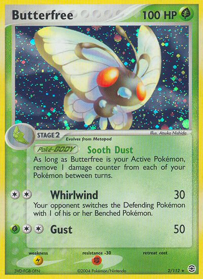 Butterfree (2/112) [EX: FireRed & LeafGreen] | Golgari Games