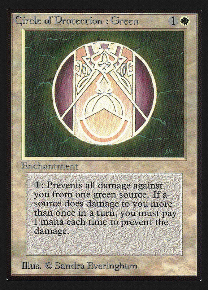 Circle of Protection: Green [Collectors' Edition] | Golgari Games