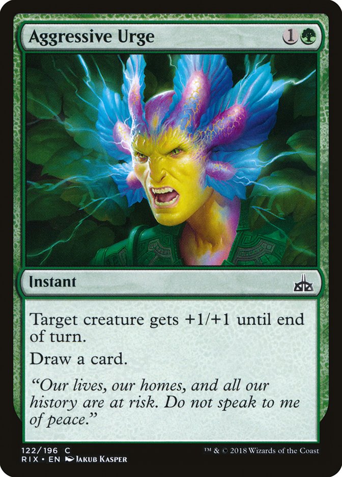Aggressive Urge [Rivals of Ixalan] | Local Legends