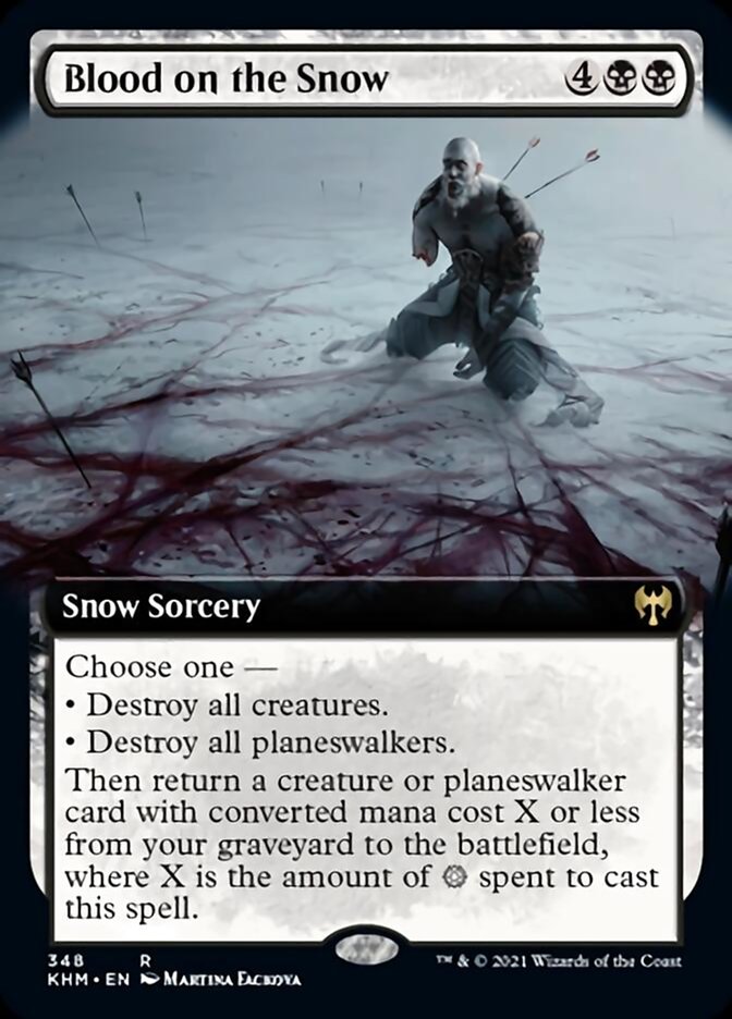 Blood on the Snow (Extended Art) [Kaldheim] | Golgari Games