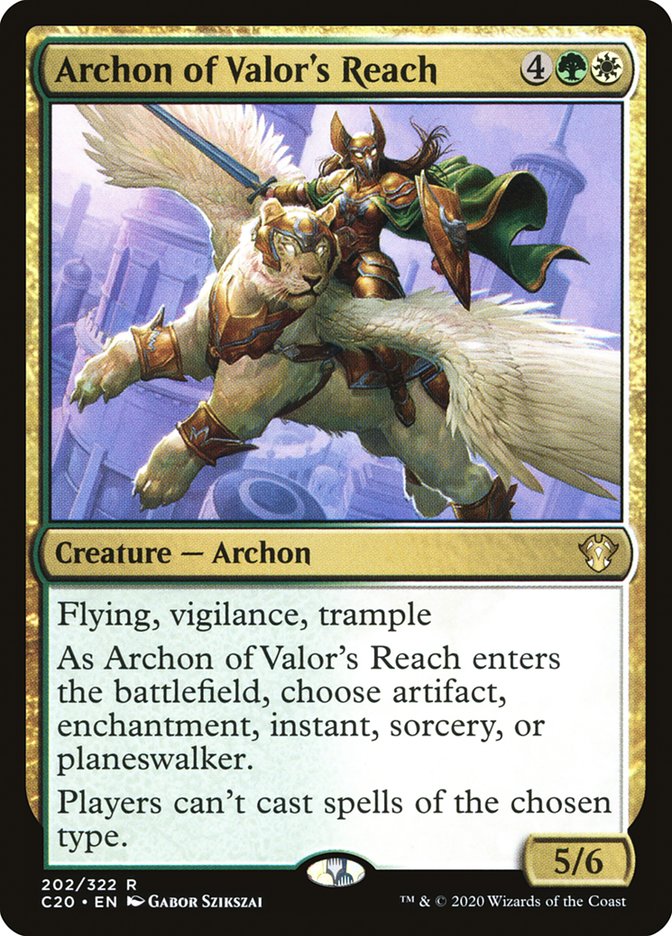 Archon of Valor's Reach [Commander 2020] | Golgari Games