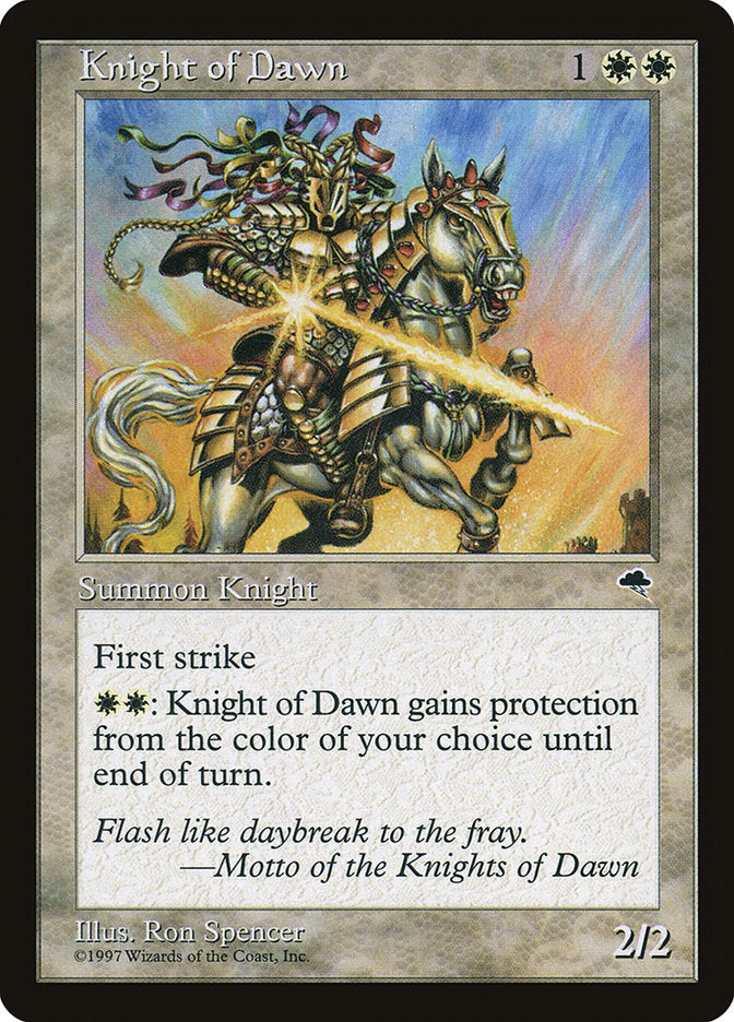 Knight of Dawn [Tempest] | Golgari Games