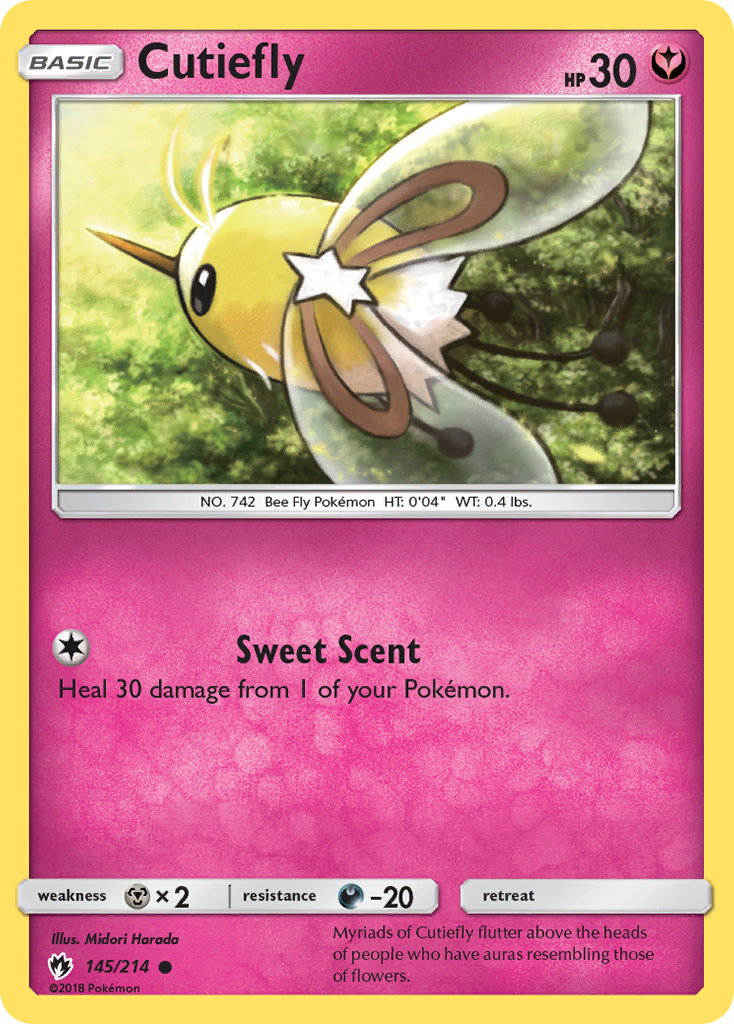 Cutiefly (145/214) [Sun & Moon: Lost Thunder] | Golgari Games