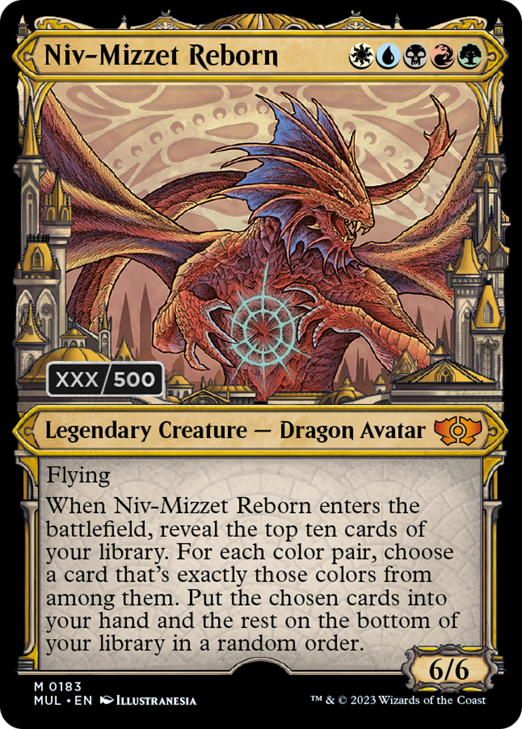 Niv-Mizzet Reborn (Serialized) [Multiverse Legends] | Golgari Games