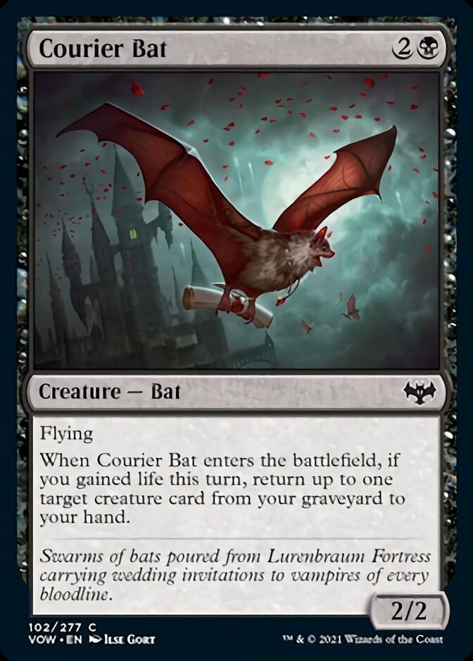 Courier Bat [Innistrad: Crimson Vow] | Golgari Games