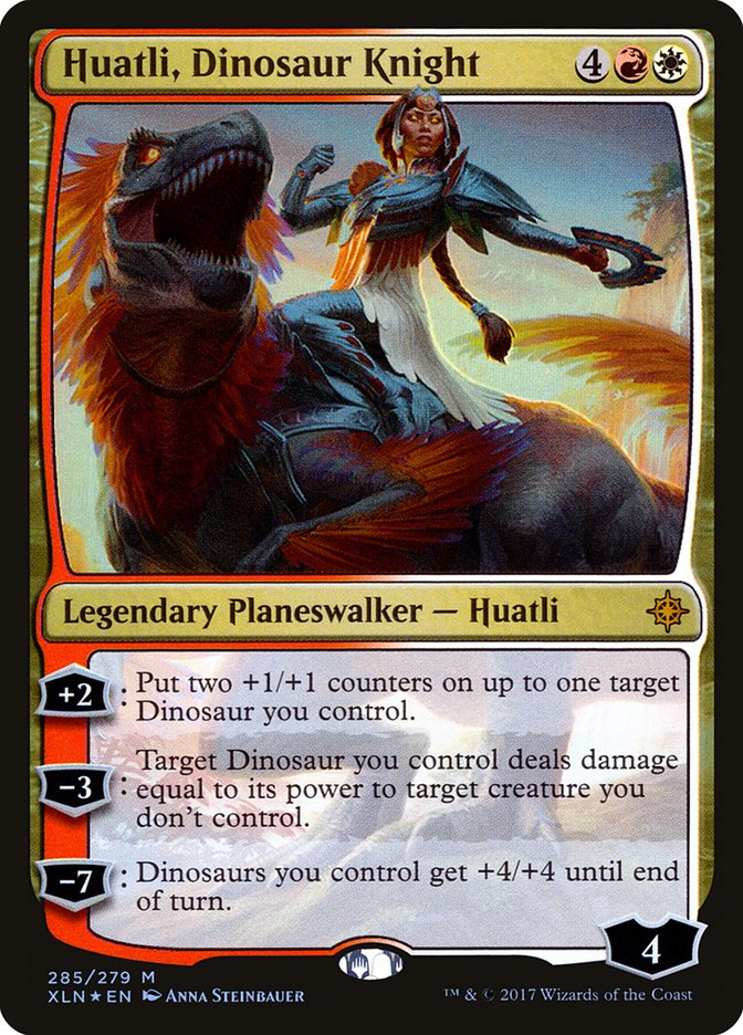 Huatli, Dinosaur Knight [Ixalan] | Local Legends