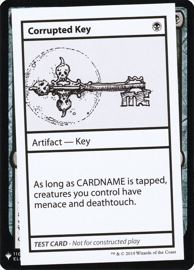 Corrupted Key [Mystery Booster Playtest Cards] | Golgari Games