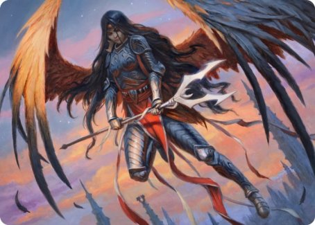 Liesa, Forgotten Archangel Art Card [Innistrad: Midnight Hunt Art Series] | Golgari Games