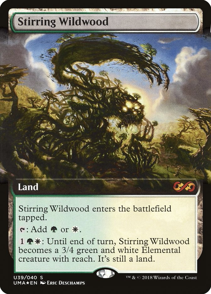 Stirring Wildwood (Topper) [Ultimate Masters Box Topper] | Golgari Games