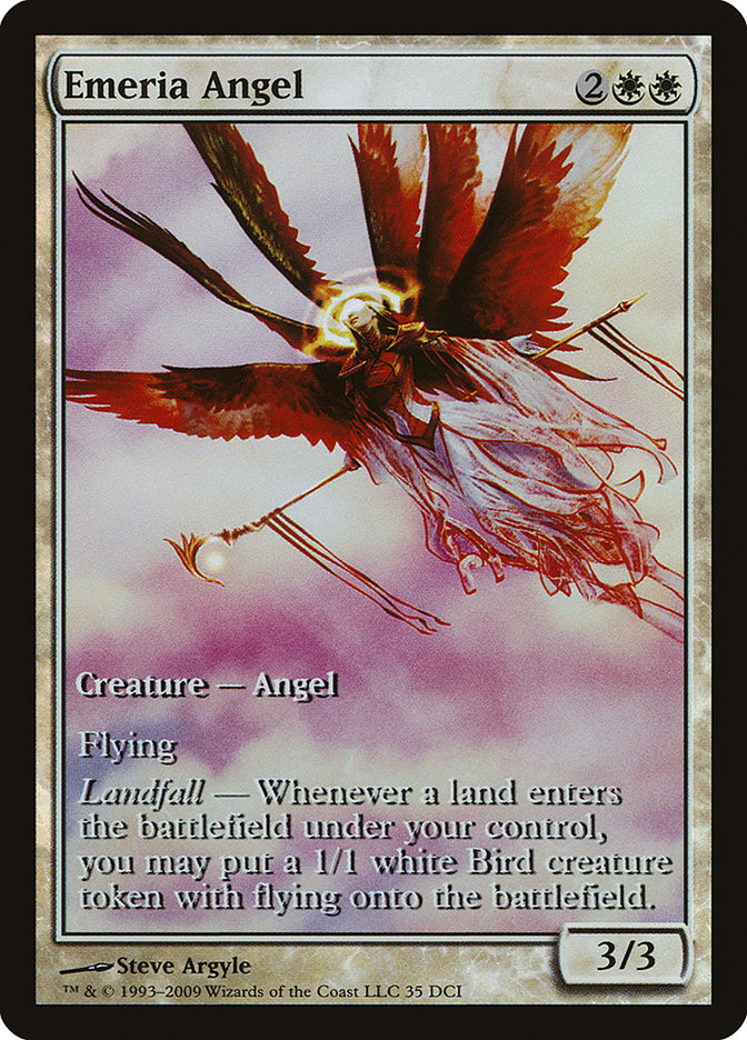 Emeria Angel (Game Day) (Extended Art) [Zendikar Promos] | Local Legends