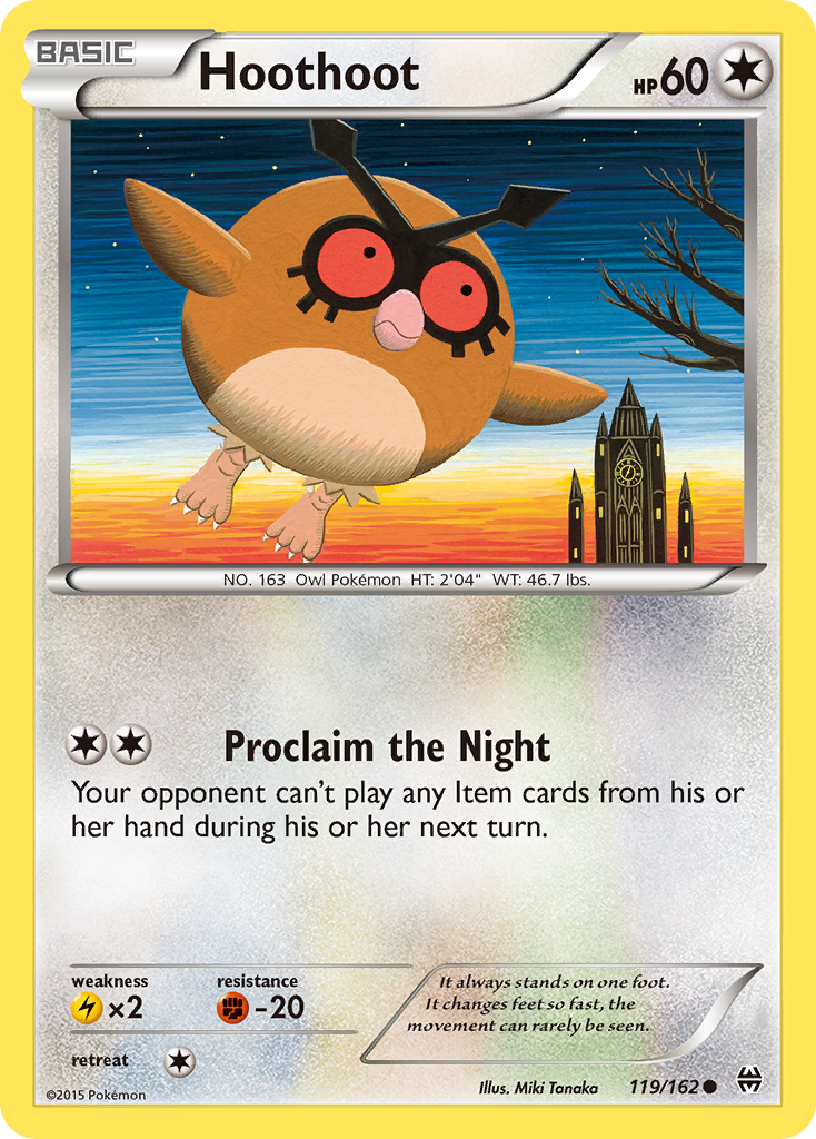 Hoothoot (119/162) [XY: BREAKthrough] | Golgari Games