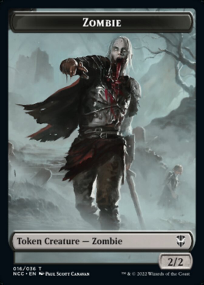 Zombie // Goat Double-sided Token [Streets of New Capenna Commander Tokens] | Golgari Games